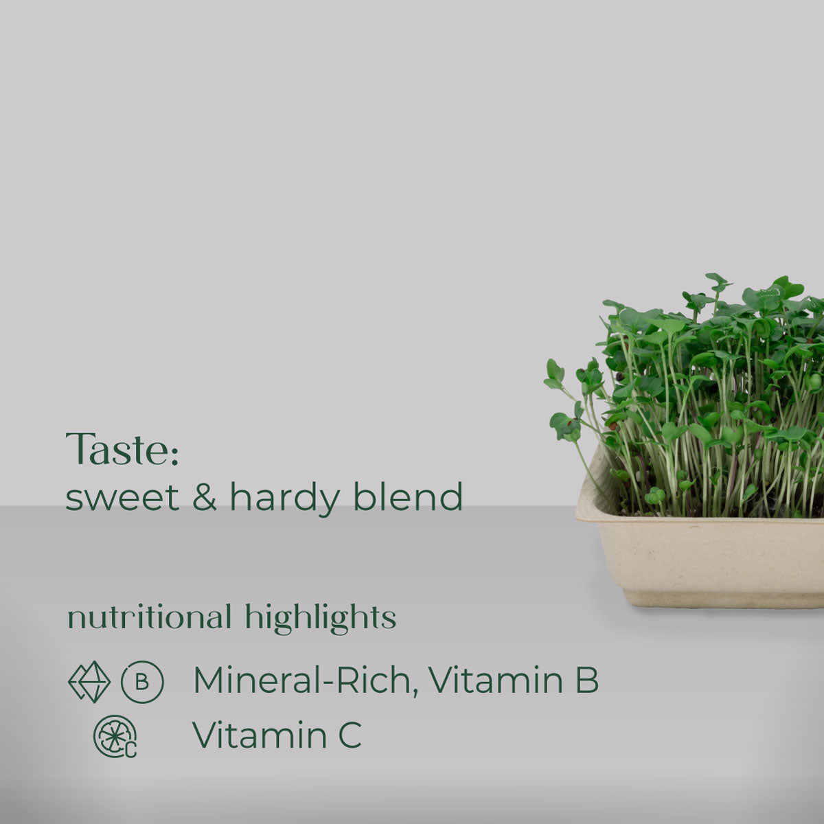 Smoothie Microgreen Blend Grow Nutrition