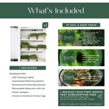 Microgreen system -Automated watering - LED Growing Light