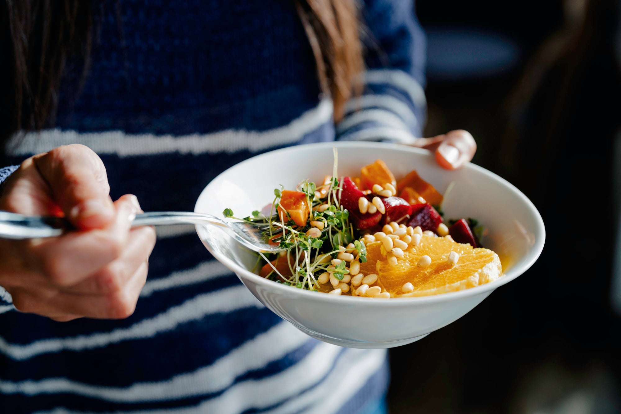 paleo fresh micro green bowl