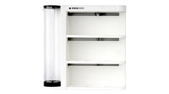 Automated and compact microgreen growing kitchen kit - LED light and watering